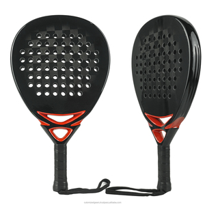 Raquetas de Pádel Personalizadas de Fabricante OEM, Raquetas de Tenis de Fibra de Carbono 18K, Empuñadura de EVA, 80 Pulgadas Cuadradas Peso de 370g para Deportes - Product Image 2