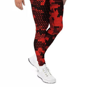 Leggings de sport pour homme à taille haute, sans couture, coupe ajustée, respirants, à séchage rapide, longueur intégrale, très vendus - Product Image 6