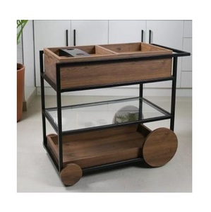 Carro de servicio de hierro de 3 niveles de color blanco, último diseño, carro de tamaño personalizado del mejor exportador de la India - Product Image 3