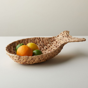 ชุดถาดเสิร์ฟรูปปลาผักตบชวาทำด้วยมือ3ชิ้นพร้อมที่จับปอกระเจาสำหรับตกแต่งและจัดเก็บอาหารขายส่ง - Product Image 2