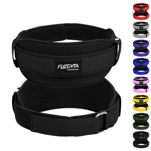 Cinturón de Gimnasio Personalizable de Cuero Negro Acolchado de Doble Hebilla de 4 Pulgadas, Cinturón de Levantamiento de Pesas Más Vendido para Powerlifting y Fitness - Product Image 1