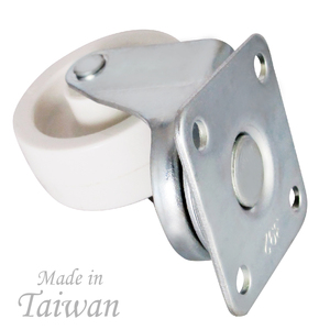 Roue pivotante de 40 mm, roue de remplacement pour petit meuble en PP avec double roulement à billes - Product Image 5