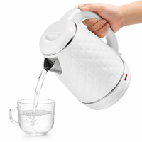 Bouilloire électrique portable en acier inoxydable avec arrêt automatique, chauffe-eau rapide pour la maison, le bureau, les voyages et l'hôtel