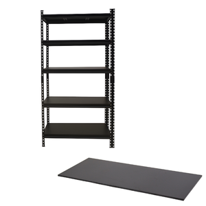Racks & Shelves Steel 5-tiers 91cm Racks for Mechanic Garage Rivet <b>Shelving</b> Hot Selling Steel Garage Shelves - Product Image 1