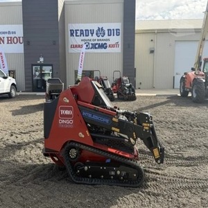 Used Toro Dingo Tk300 Compact <b>Track</b> Loader Red Gasoline Skid Steer With Front Attachment Crawler Loaders For Sale - Product Image 6