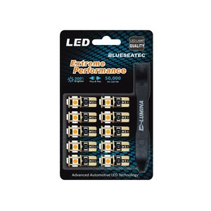 10 T10 W5W CANBUS dẫn Bóng đèn 12V 5 SMD 5050 màu đỏ + chống xước loại bỏ đòn bẩy-Xe ô tô & xe máy/đèn & bóng đèn - Product Image 1