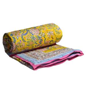 Tissu de coton de couette imprimé personnalisé de haute qualité avec couture à la main meilleure couverture de literie au prix - Product Image 2