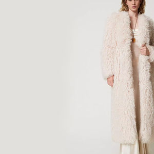 Abrigos de Piel, Abrigo Largo de Piel de Moda para Mujer, Abrigo Largo de Piel Más Vendido, Nuevo Abrigo de Piel para Mujer, Abrigo Largo de Piel Sintética - Product Image 3