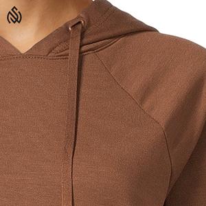 Sudadera con capucha de manga larga para mujer con diseño personalizado al mejor precio Ropa de invierno de secado rápido-Hecho de algodón MOQ bajo - Product Image 4