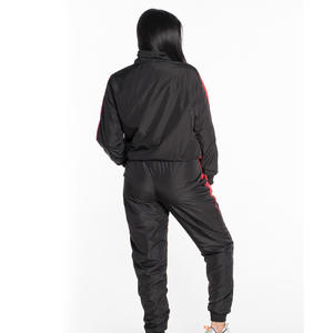 Ensembles coupe-vent d'été en nylon à logo personnalisé veste respirante et pantalon de jogging ensembles coupe-vent deux pièces grande taille - Product Image 2