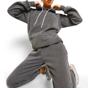 เสื้อมีฮู้ดของผู้หญิงลายกรดวินเทจที่มีแสงแดดสวมใส่แนวสตรีทแสงแดดสำหรับฤดูหนาว - Product Image 3