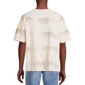 Men's Summer Oversized 100% Cotton T-Shirt Custom Logo <b>Acid</b> Wash <b>Drop</b> Shoulder O-Neck Short Sleeve Anti-Pilling Formal Letter - Product Image 2