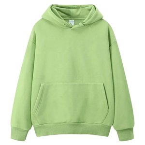 Men's High Quality 100% Cotton Solid Lined Windproof Pullover Hoodies Unisex Streetwear <b>Sweatshirts</b> Custom <b>Embroidery</b> Logo for - Product Image 5