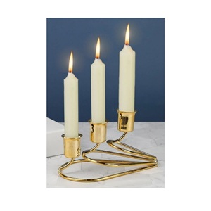 Soporte de vela con forma de luna, soporte chapado en oro para decoración del hogar a precio asequible, Decoración de mesa de Luna para hotel - Product Image 6