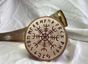 Dessous de verre en bois de cercle carré de Offre Spéciale tapis de tasse de thé de caboteur en bois gravé écologique - Product Image 4