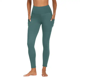 Vêtements pour femmes Leggings Legging de gymnastique pour femmes sur mesure avec taille et couleur personnalisées et Design Legging 100% coton de haute qualité - Product Image 4