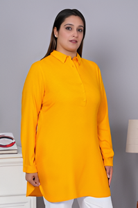 Kurti สั้นผ้าฝ้ายสตรีแบบลำลองทันสมัยเสื้อชาติพันธุ์ฤดูร้อน - Product Image 3