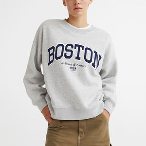 Ropa de invierno Ropa de calle al aire libre Logotipo personalizado Impresión Mejor diseño Peso ligero Material de lana Sudadera de mujer - Product Image 1