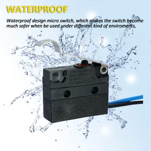 Venta caliente Snap Micro Switch Interruptor básico Cerradura de puerta impermeable Interruptores de controlador de nivel de agua