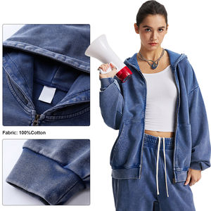 Prix de gros, logo personnalisé, sweat-shirt pour homme en coton biologique lourd, col rond, uni, couleur unie, pour la saison hivernale - Product Image 3