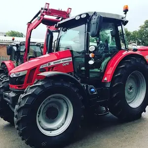 Kullanılan traktör massey ferguson Xtra 1204 120HP 4WD tekerlekli çiftlik orchard kompakt traktör tarım makineleri MF290 MF385