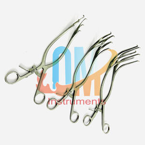 Gran oferta, Retractor Manual Viper, 3x3, puntas afiladas, instrumento de escoliosis de retención automática, acero inoxidable con profundidades de 40, 70.100mm - Product Image 1