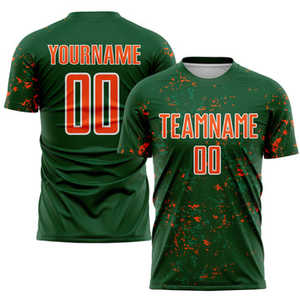 Camisetas de fútbol de secado rápido transpirables de gran tamaño clásicas para hombre, fabricante de camisetas de fútbol personalizadas - Product Image 3