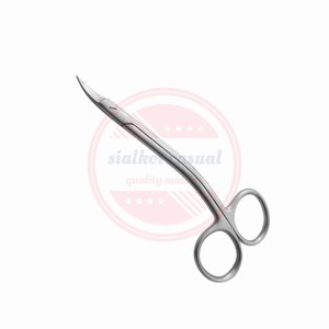 Ciseaux doublement incurvés Outils de chirurgie buccale Ciseaux dentaires médicaux en acier inoxydable - Product Image 4