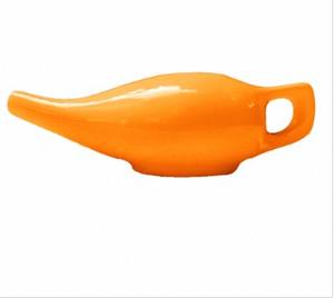 JIAXIN Orange <b>TPR</b> Eco-Friendly Jal Neti Pot 13.8x12.5cm with Packaging for Fitness Equipment - Product Image 2