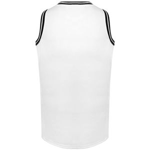 Maillot de basket-ball personnalisé imprimé par sublimation pour adultes, tissu doux et lisse 100% polyester, respirant, séchage rapide, entraînement d'équipe - Product Image 3