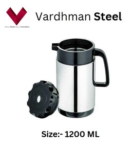 Bouilloire isotherme en acier inoxydable à double paroi de 1200 ml, design classique, vente chaude 2025, bouilloire à thé chaude et froide, capacité de 1,2 L - Product Image 5