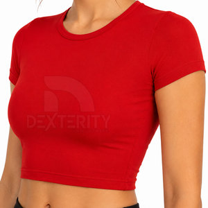 Top Deportivo Corto de Verano para Mujer, 100% Algodón Ecológico de Alta Calidad, Secado Rápido, Transpirable, Precio al por Mayor, Nuevo Diseño - Product Image 6