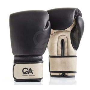 Etiqueta privada Ropa de entrenamiento deportivo Guantes de boxeo de cuero Precio al por mayor Guantes de boxeo de fitness - Product Image 1
