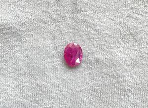 Piedra de corte facetado ovalada de rubí de Mozambique de 2,36 quilates certificada, sin calor, calidad superior para la fabricación de joyas finas, piedras preciosas naturales - Product Image 2