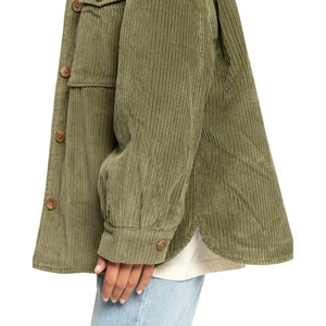 <b>Spark</b> Clothing <b>Top</b> Sell Ladies Corduroy Jackets Fur Liner Turn-down Collar Custom Made Breathable Winter Fashion Streetwear - Product Image 6
