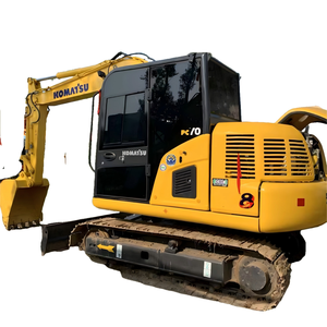 Excavatrice sur chenilles d'occasion Komatsu PC70-8, 7 tonnes, roulement d'origine japonais, modèle 2023, d'occasion avec équipement pour rapport - Product Image 3