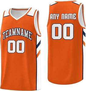 Nouveau maillot de basket-ball imprimé de haute qualité 100% polyester, personnalisable, réversible, taille adulte, ensembles d'uniformes de basket-ball - Product Image 6