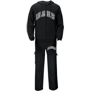 Conjunto de chándal de invierno personalizado, Sudadera con capucha transpirable ligera y Premium para correr, ropa de calle, gimnasio, fitness, venta al por mayor - Product Image 2