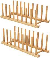 Élégant support de plaque en bois massif avec un design élégant, parfait pour une utilisation durable des articles ménagers et des ustensiles de cuisine