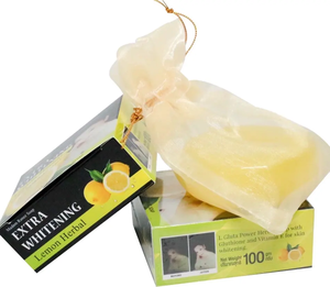 Savon pour hôtel lady Ranee, savon au citron, soins de la peau, extrait de plantes biologique, blanchissant, hydratant, provenant de thaïlande, 100g - Product Image 1