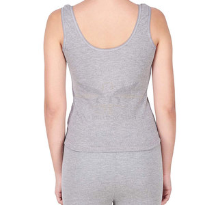 Elegante Camiseta de Tirantes Tejida para Mujer, 100% Algodón, Ecológica, de Secado Rápido, Transpirable, Ropa Deportiva para Gimnasio y Fitness, Mejor Precio - Product Image 5