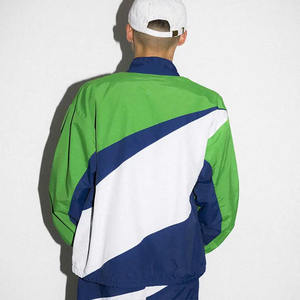 2022 nouveauté coupe-vent en Nylon personnalisé pour hommes veste d'hiver imperméable col montant couleur claire couture conception OEM toile - Product Image 4