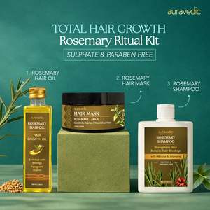 ROSEMARY Hair Growth <b>Kit</b> 500ml Vegan Hair Care Set Moisturizing Cream <b>Gel</b> Oil Featuring Ginger Argan Oil Anti-Dandruff - Product Image 2