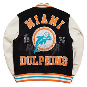 Veste Rockstar Varsity sur mesure de haute qualité pour hommes en coton 100% par KOURPUR INTERNATIONAL - Product Image 4