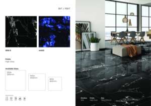 Carreaux de sol et de mur en porcelaine brillante 1200x1200, carrelage tendance poli - Product Image 5