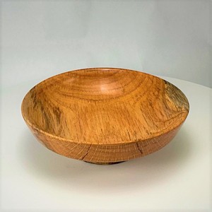 Bol décoratif en bois artisanal finition naturelle, décoration intérieure écologique pour le salon ou la cuisine - Product Image 1