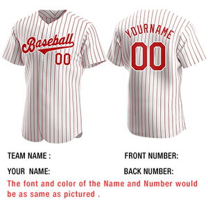 Imprimir Logo Nombre Jersey de béisbol Personalizado para hombre Softball Jersey Mujeres Philadelphia Uniforme de béisbol en blanco Jersey de Béisbol Juvenil - Product Image 2