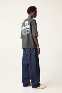 T-shirts pour hommes en coton 100% surdimensionnés rétro de haute qualité avec logo personnalisé imprimé, coupe ample, style streetwear, designs personnalisés, t-shirt à grammage élevé - Product Image 5