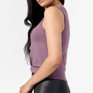 Séchage rapide Gym Fitness Sport course femmes entraînement débardeurs pour dames/Logo personnalisé meilleur grande taille femmes débardeur - Product Image 3