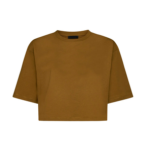 T-shirts courts pour femmes, Design le plus élégant, couleur bleue, Slim, coupe courte, à vendre, Tops courts blancs pour femmes - Product Image 4